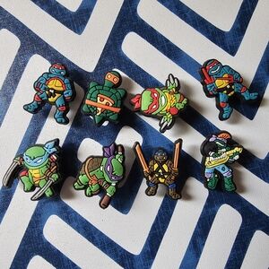 Teenage Mutant Ninja Turtles Shoe Charms For Crocs Set Of 8